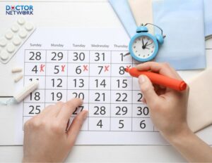 Is the probability of pregnancy when having sex during menstruation