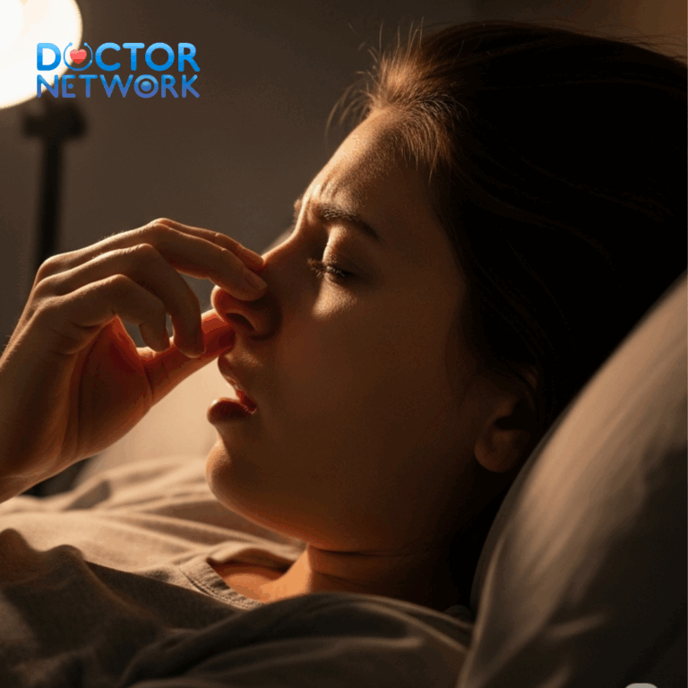 Why does my nose get stuffy at night?