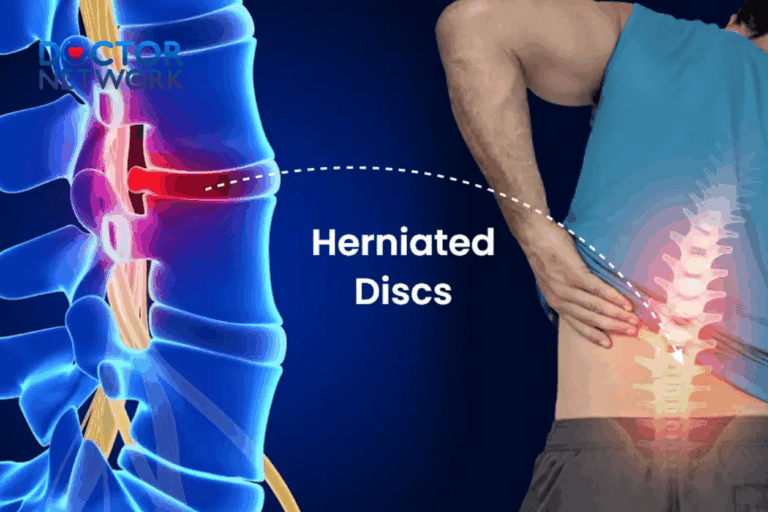 signs herniated disc is healing